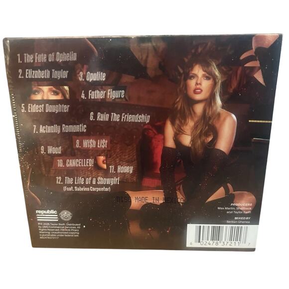 Taylor Swift Life Of A Showgirl: It's Beautiful Edition Limited Deluxe CD SEALED - Picture 2 of 3